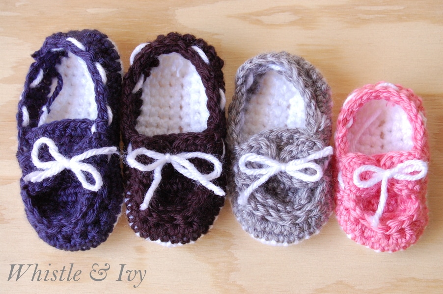 Free Crochet Pattern  Baby Boat Booties. Your little one will be 