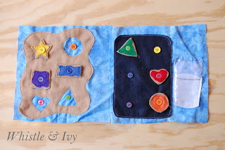 Cookie Shapes and Colors & Sandcastle Quietbook Pages