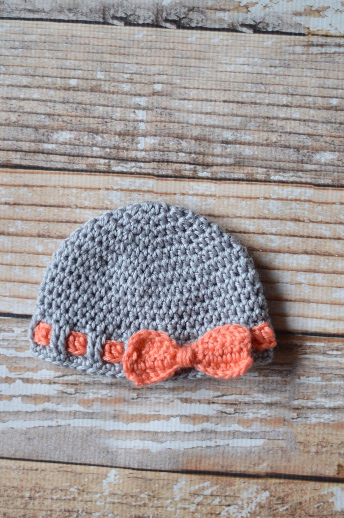 Crochet Bow Baby Hat – Crochet Pattern