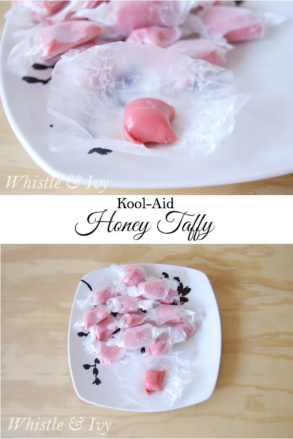 Honey Kool-Aid Taffy - This delicious taffy is flavored with your favorite Kool-Aid!