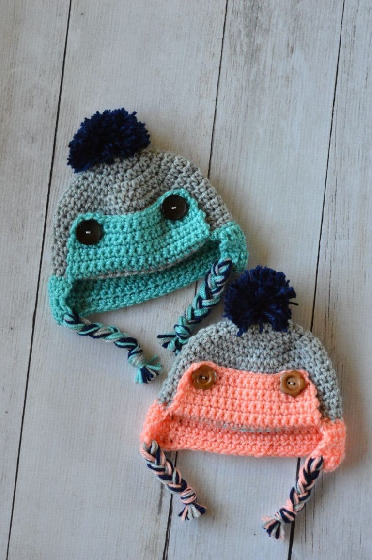 Crochet Baby Trapper Hat – Free Crochet Pattern