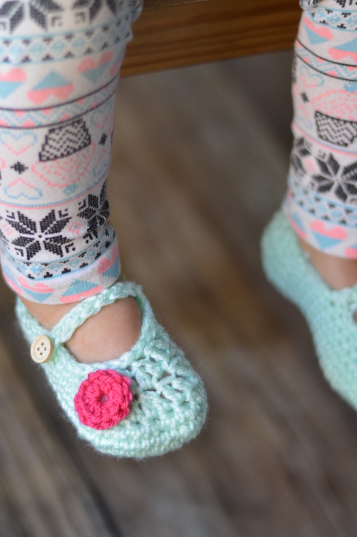 Toddler Little Dot Mary Janes Slippers