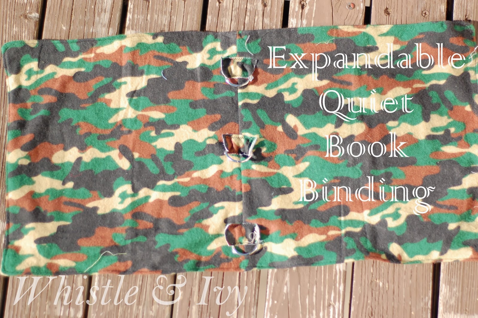 Expandable Quietbook Binding