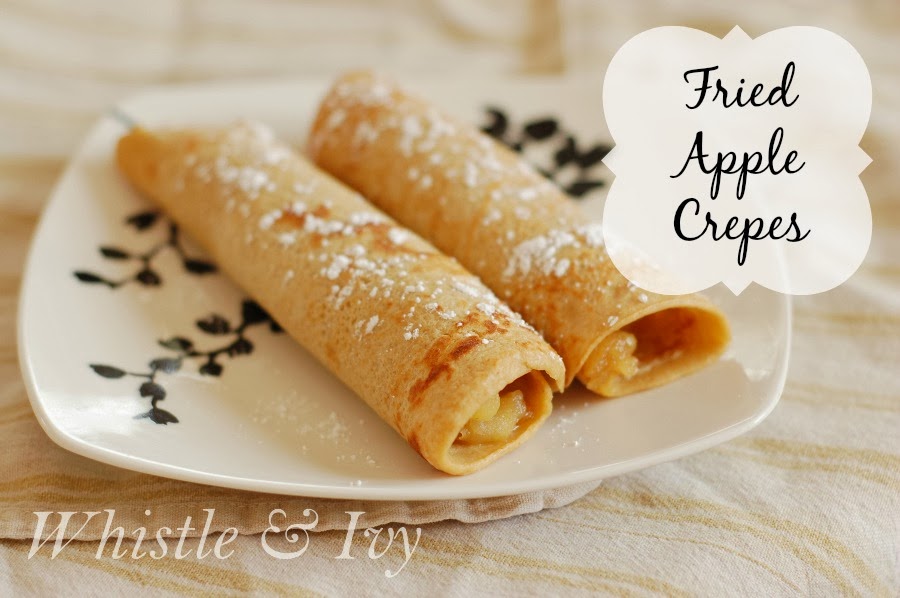 Fried Apple Crepes