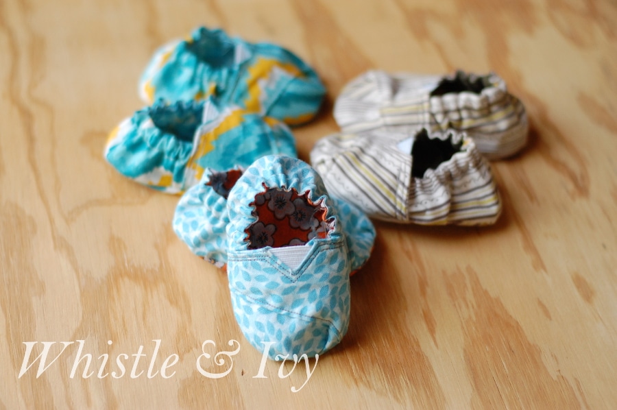 Sewing Toms-Inspired Baby Shoes