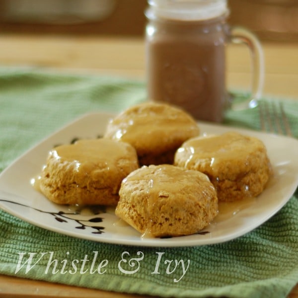 Pumpkin Spice Breakfast Biscuits - Perfect Fall Breakfast Recipe!