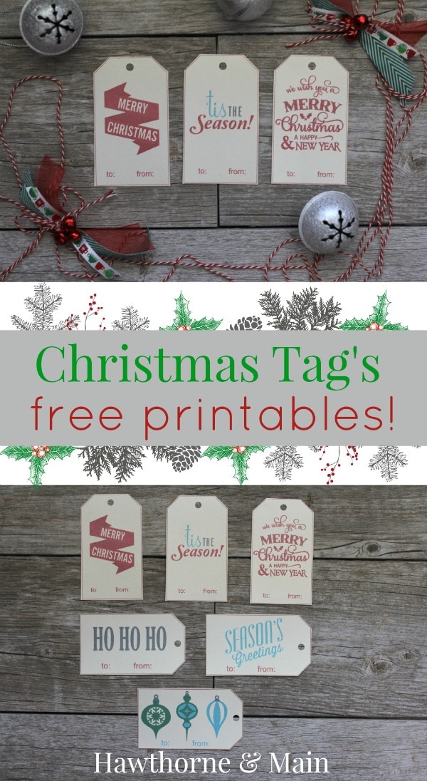 Free Christmas Gift Tag Printables