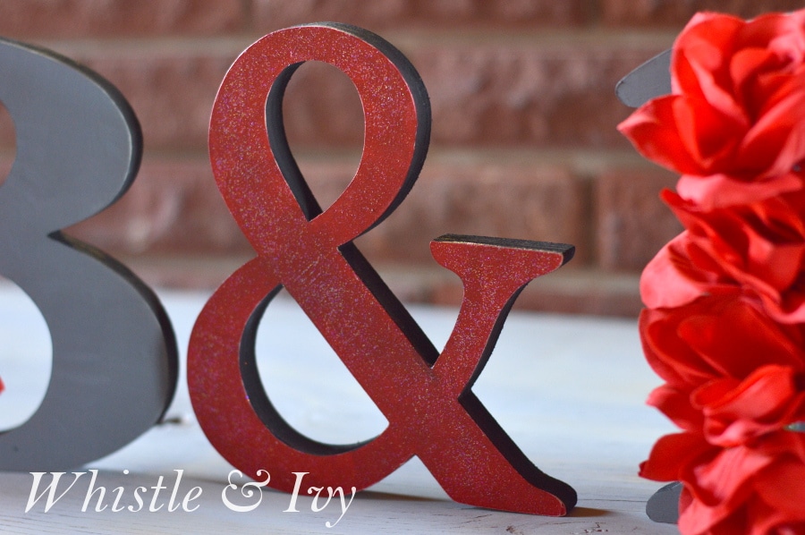 Lovers’ Initials - Perfect romantic decor for Valentine’s Day