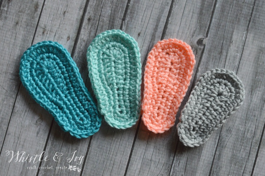 crochet sole pattern free
