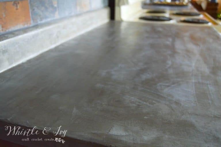 Concrete Countertops without Ripping out your Laminate