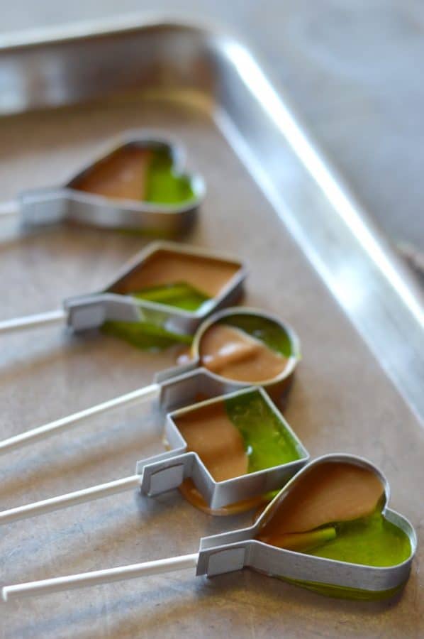 Easy Caramel Apple Lollipops - A fun, delicious and easy treat to make with your family! 