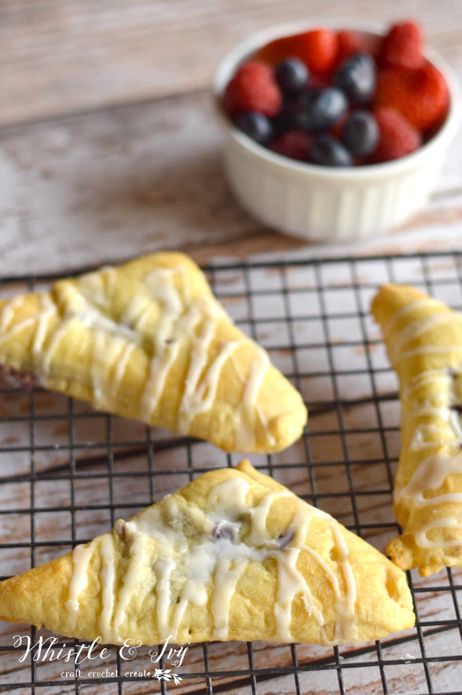Triple Berry Crescent® Turnovers