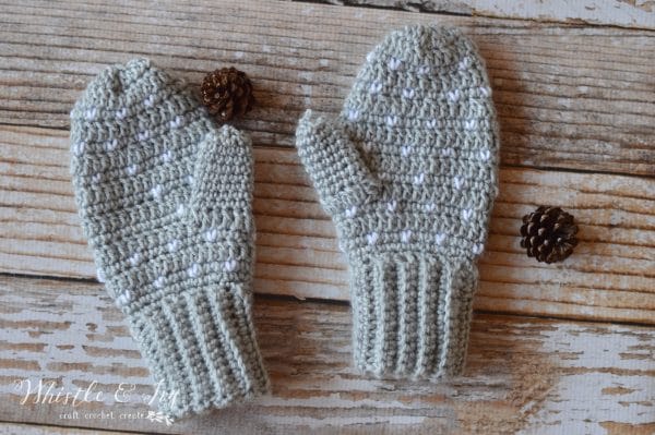 modern crochet mittens for women men and kids easy knit look stitch crochet mittens pattern 