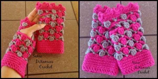 16 Pretty and FREE Crochet Arm Warmer and Fingerless Glove Patterns