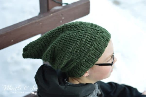FREE Crochet Pattern: Crochet Link Hat | Inspired by a famous and classic video game hero, and perfect for a costume! Adult and Child sizes included. 