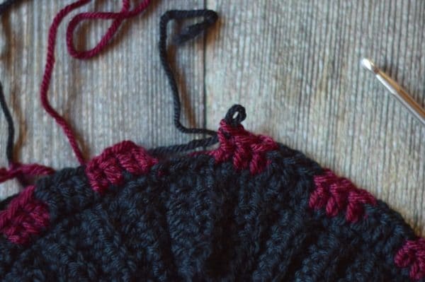how to crochet buffalo plaid step one