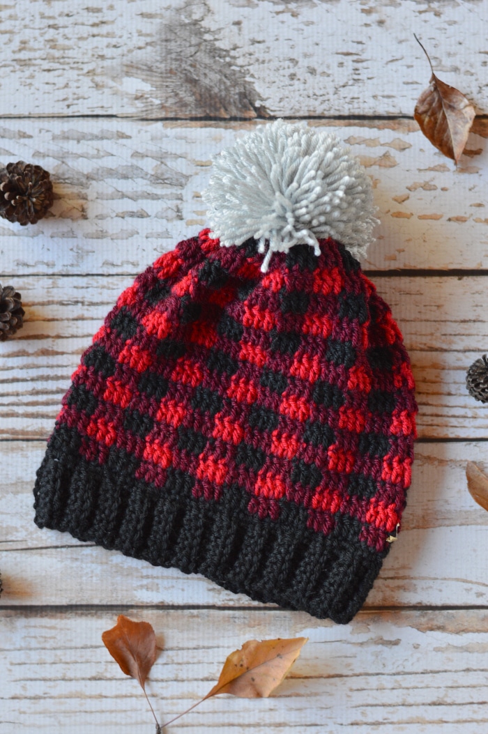 Cobblestone Hat - Faux Crochet Cables Hat - Free Crochet Pattern 