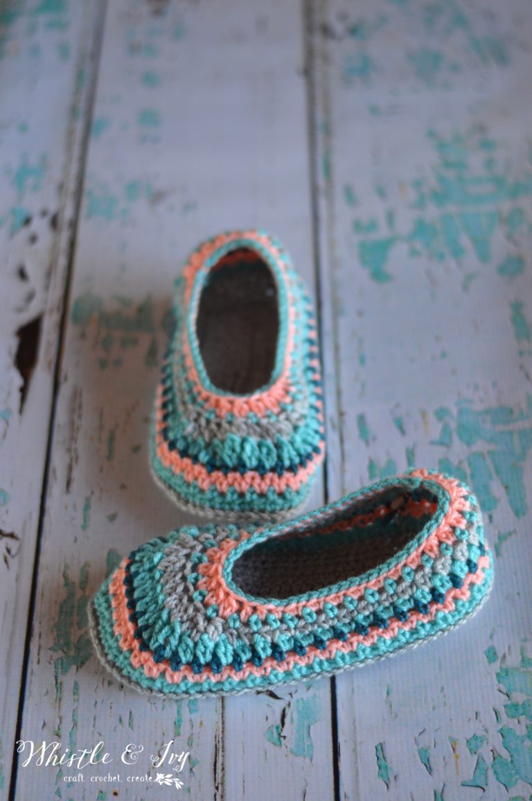 Galilee Crochet Slippers Crochet Pattern