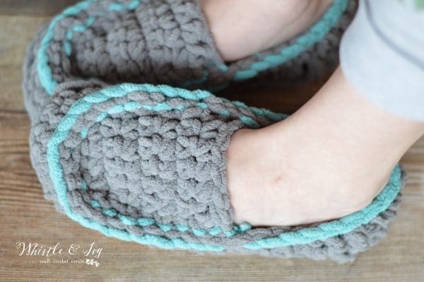Cozy Toesies Mineral Water Crochet Slippers