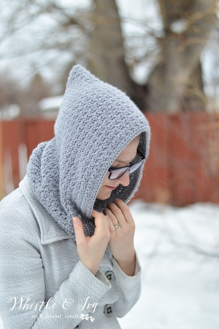 Women’s Crochet Hooded Cowl