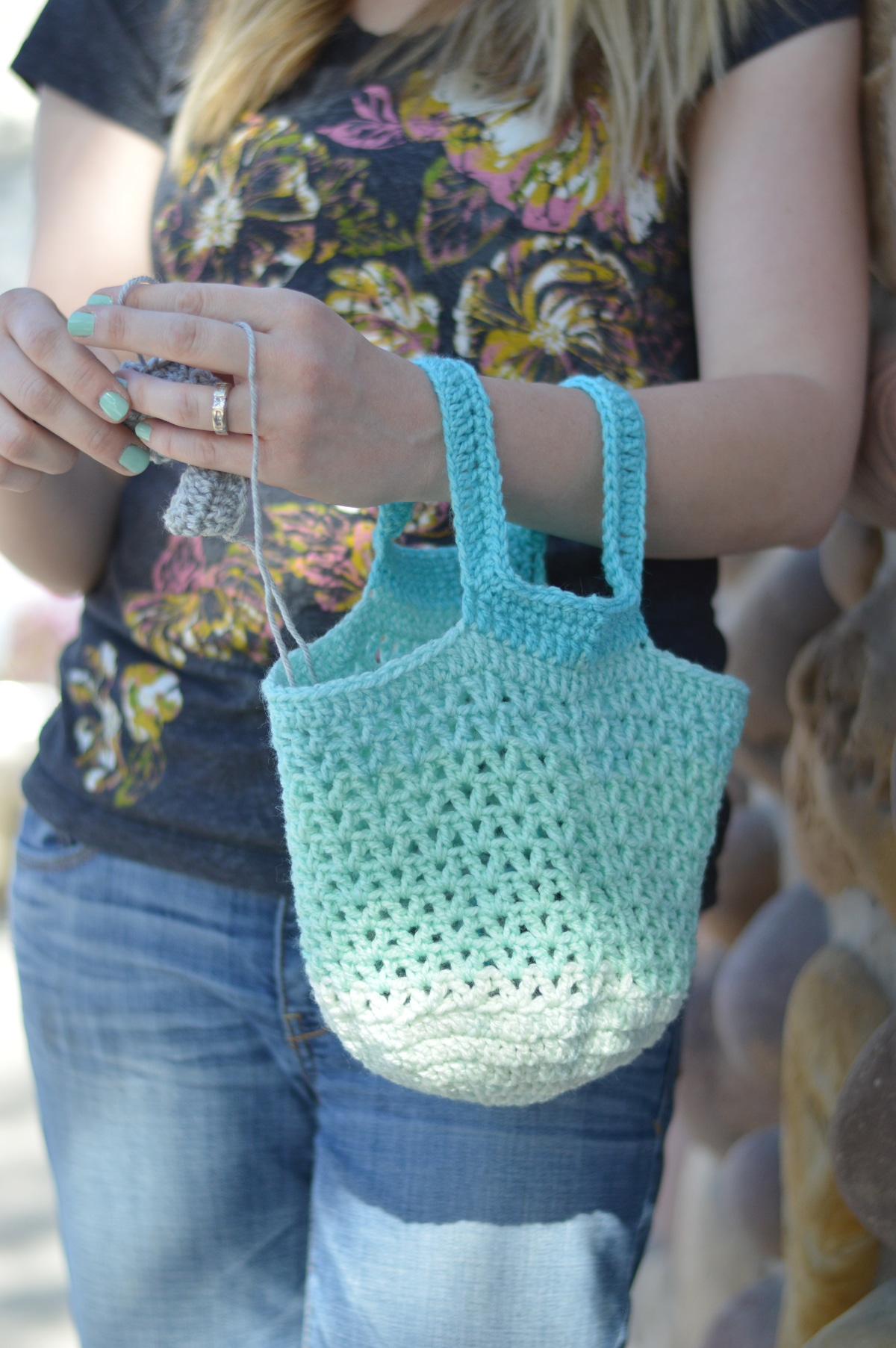Crochet in Public Bag Pattern – Free Crochet Pattern