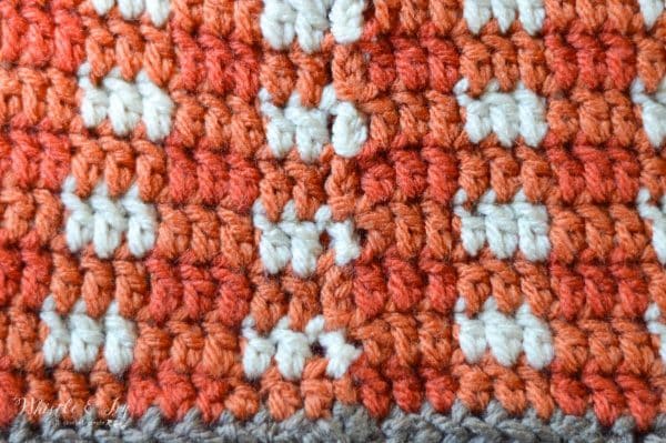 Crochet Plaid Stitch - This stitch gets an update! Learn to work this stitch with a less noticeable seam. New to crochet buffalo plaid? Learn more here!