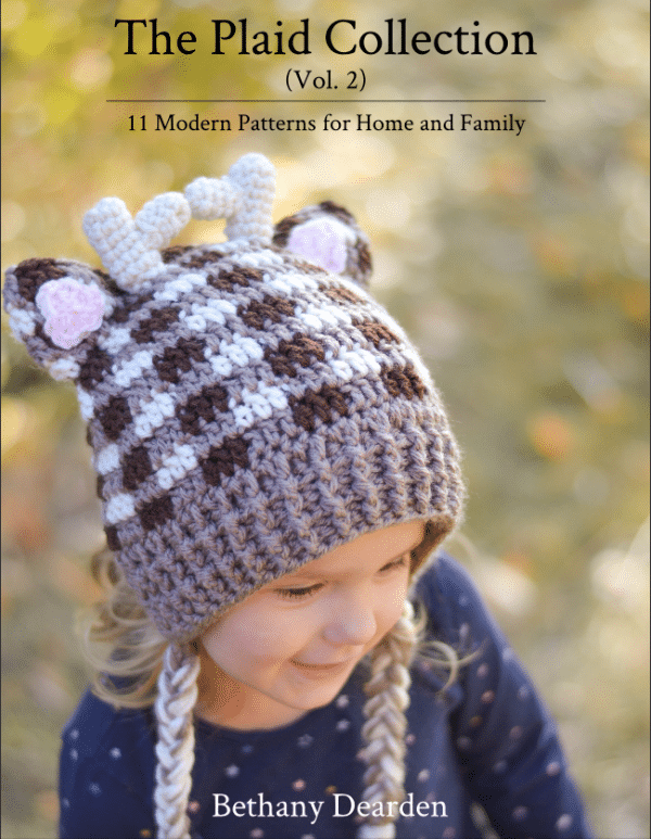 The Crochet Plaid Collection Vol. 2 - This ebook is a fun collection of plaid patterns to wear and to keep. Includes mittens, slippers hat and more. 