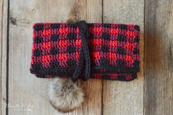 The Crochet Plaid Collection Vol. 2 - This ebook is a fun collection of plaid patterns to wear and to keep. Includes mittens, slippers hat and more. 