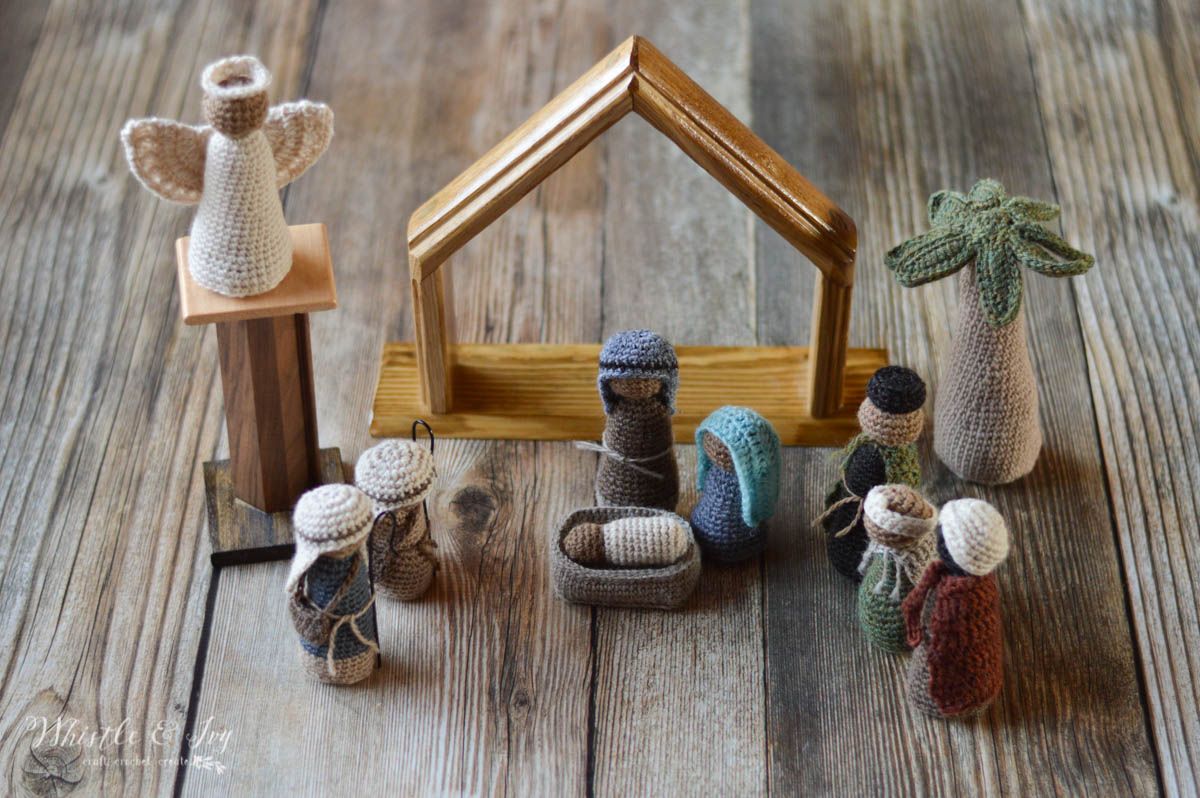 rustic crochet set free crochet pattern nativity set