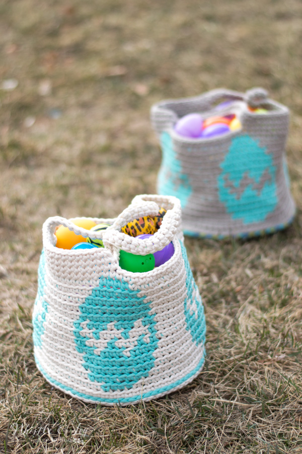 Crochet Easter Egg Basket – Free Crochet Pattern