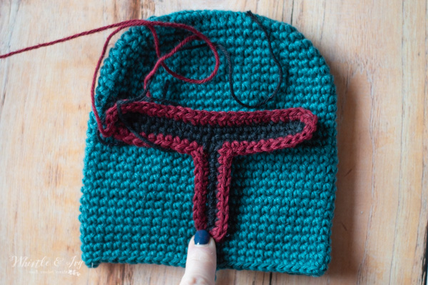crochet boba fett mask free crochet pattern 
