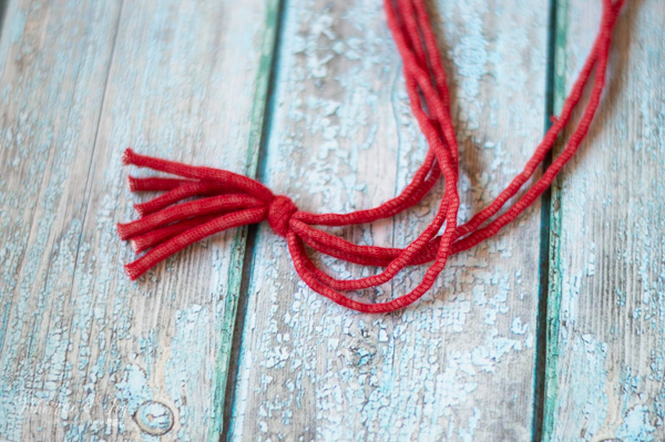 knot for crochet plant hanger 