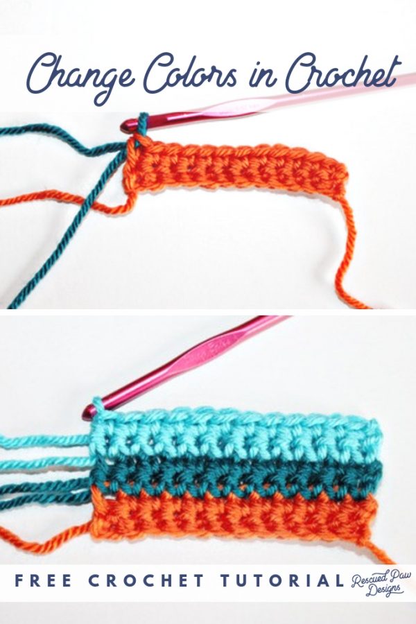 how to change color in crochet 
