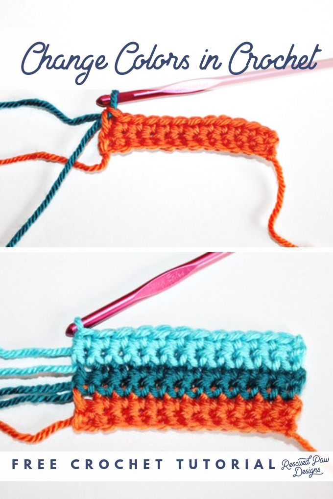 Crochet Tip: How to change colors in rows