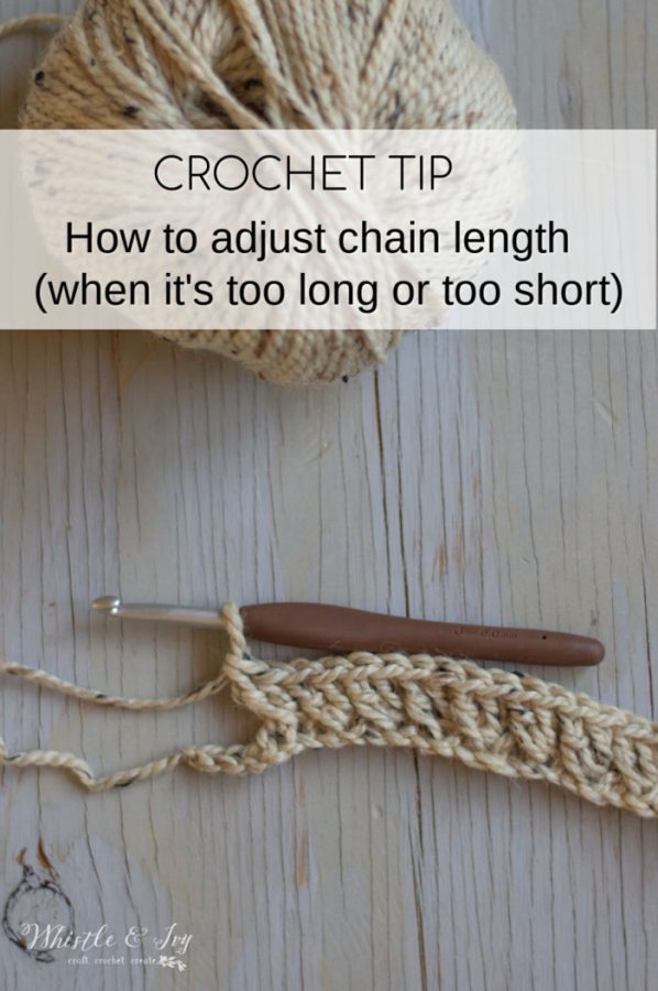 how to fix a crochet foundation chain that has too many or too few chains without pulling out work 
