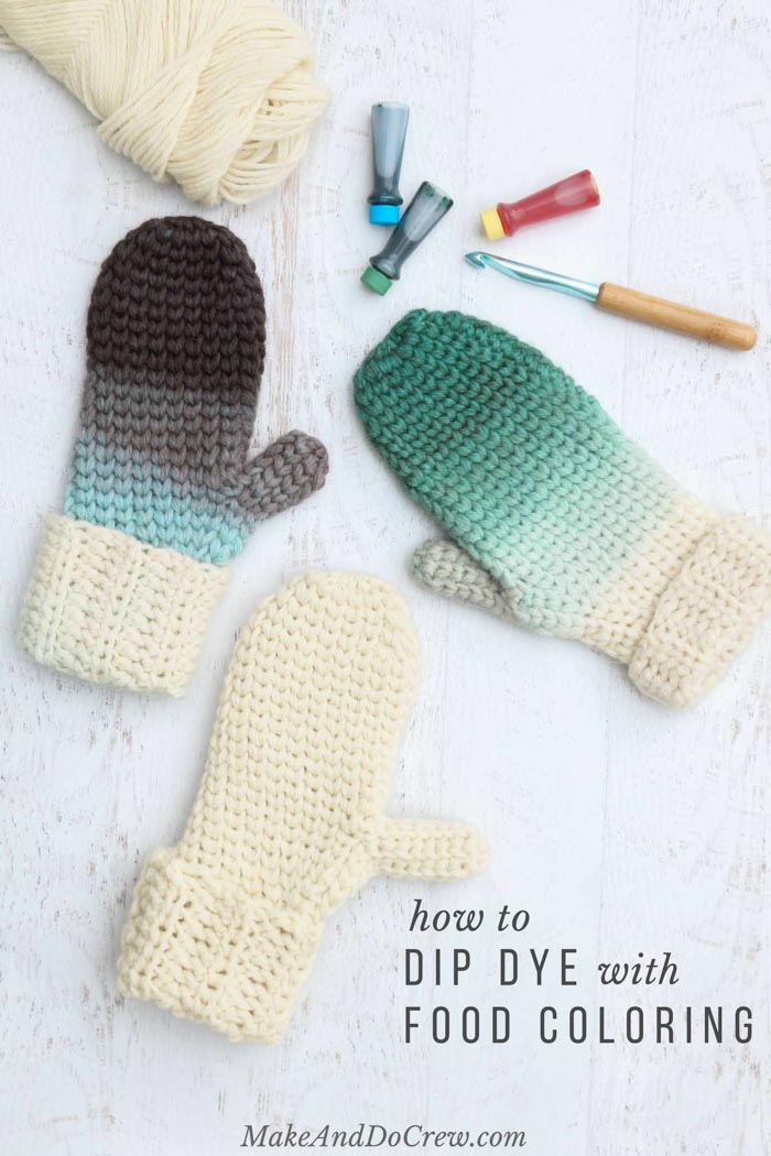 Crochet Tip: How to Dip Dye Crochet Projects