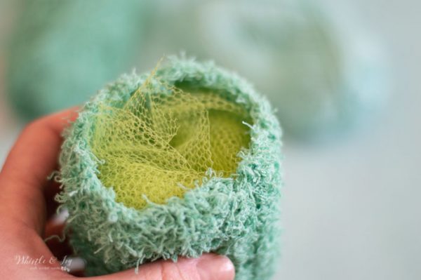 how to crochet cactus scrubby with free crochet pattern stuffed with tulle 