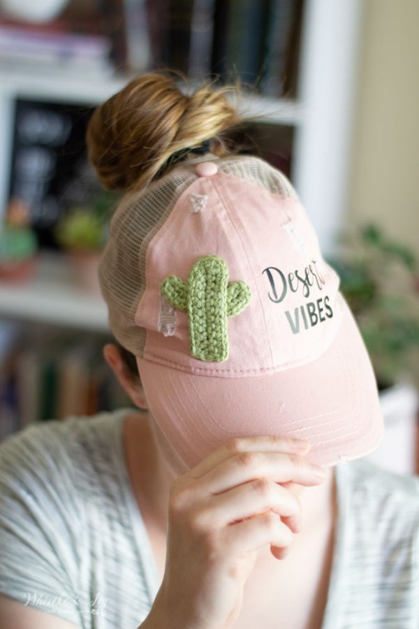 women's desert vibes hat with crochet cactus tutorial free crochet pattern 