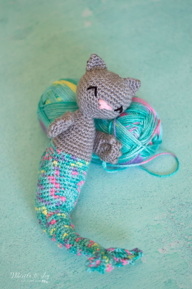 Crochet Cat Mermaid