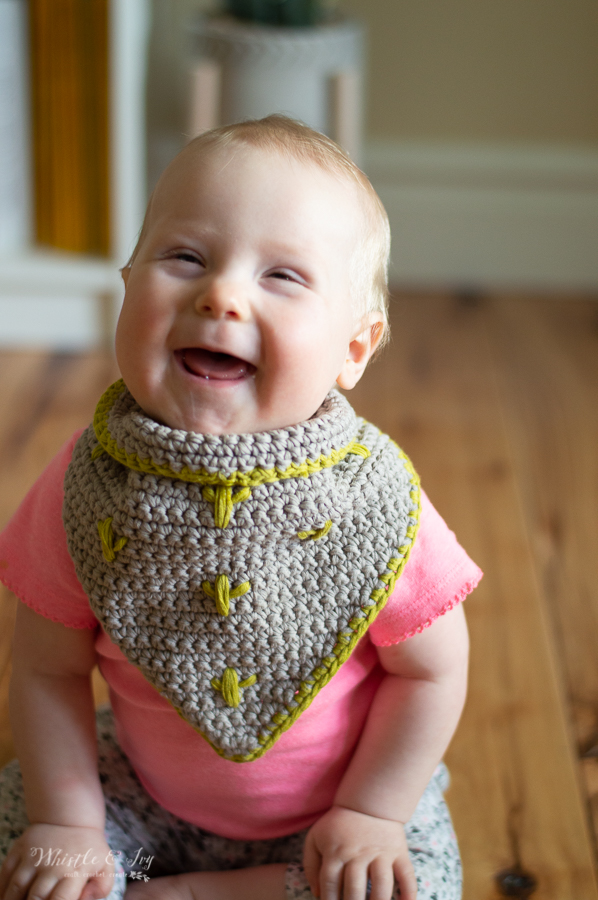 Modern Crochet Baby Bib – Crochet Pattern Pack
