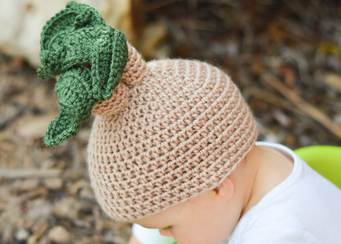 Crochet Mandrake Baby Hat – Free Crochet Pattern