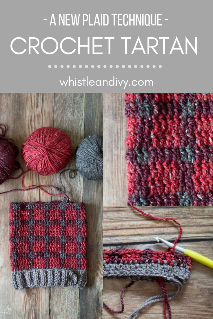 Crochet Tartan Plaid Technique – Learn how to crochet tartan