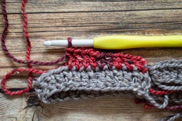 learn crochet tartan plaid technique 