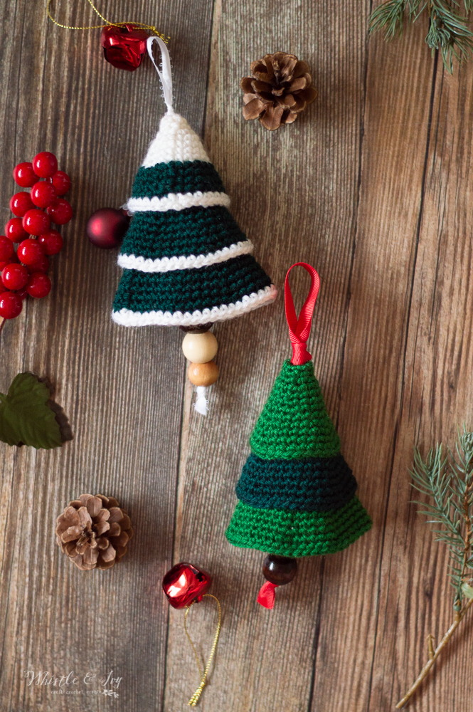 Crochet Tree Shaped Ornament – Free Crochet Pattern