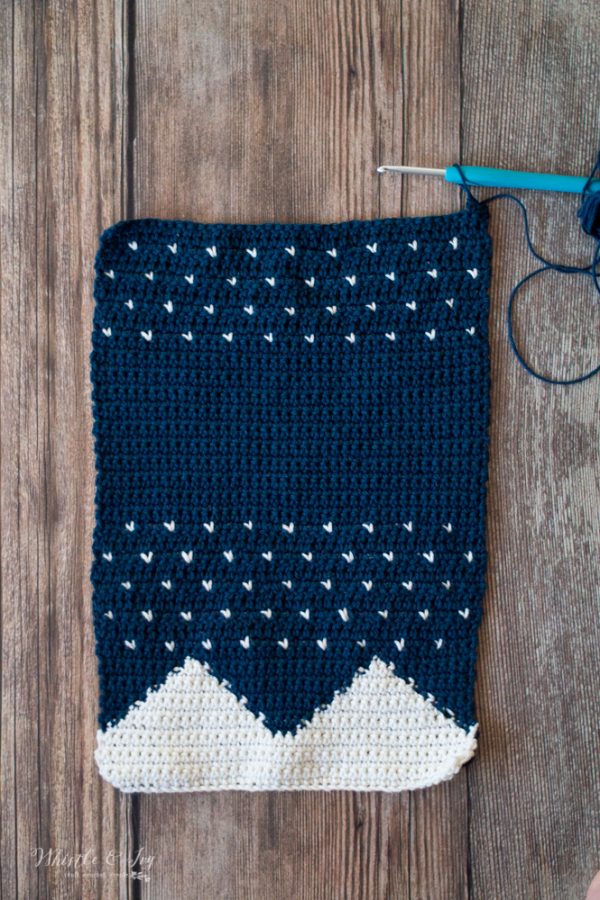 crochet fair isle wall hanging knit stitch free crochet pattern 
