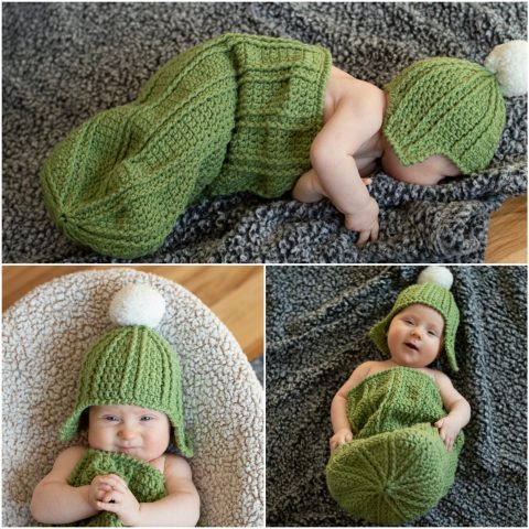 Crochet Cactus Cocoon and Hat Crochet Pattern - Whistle and Ivy