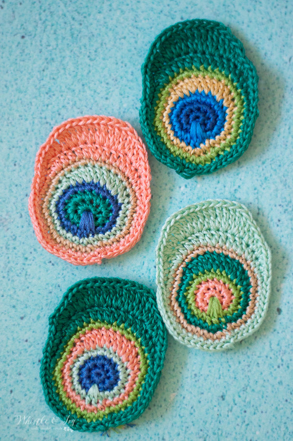 Crochet Peacock Feather – Crochet Pattern