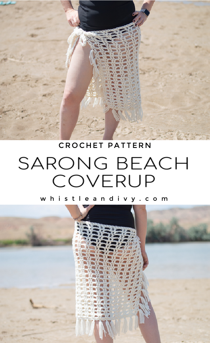 crochet pattern sarong beach cover up summer ideas