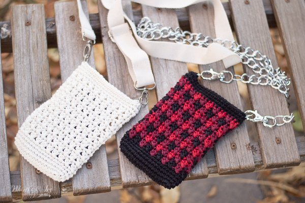 Mini Crochet Shoulder Bag - Crochet Pattern - Whistle and Ivy