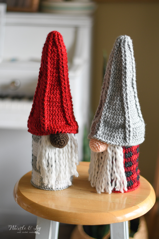 Crochet Gnome Wine Cover – Crochet Pattern